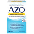 AZO Vaginal Health Probiotic Supplement Capsules for Female Balance, 14 Ct