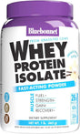 Bluebonnet Nutrition Whey Protein Isolate Powder, 14 Serving, Vanilla, 1 Lb