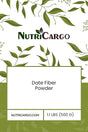 Nutricargo Date Fiber Powder 1.1 LBS (500 G)