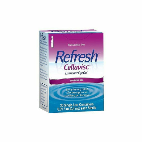 "Refresh Celluvisc Eye Soothing Formula Long Lasting Relief, 30Ct, 2-Pack"