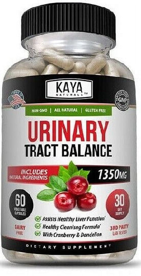 Urinary Tract Balance Urinary Tract Cleanse, Bladder Health 60 Count (Pack of 2)