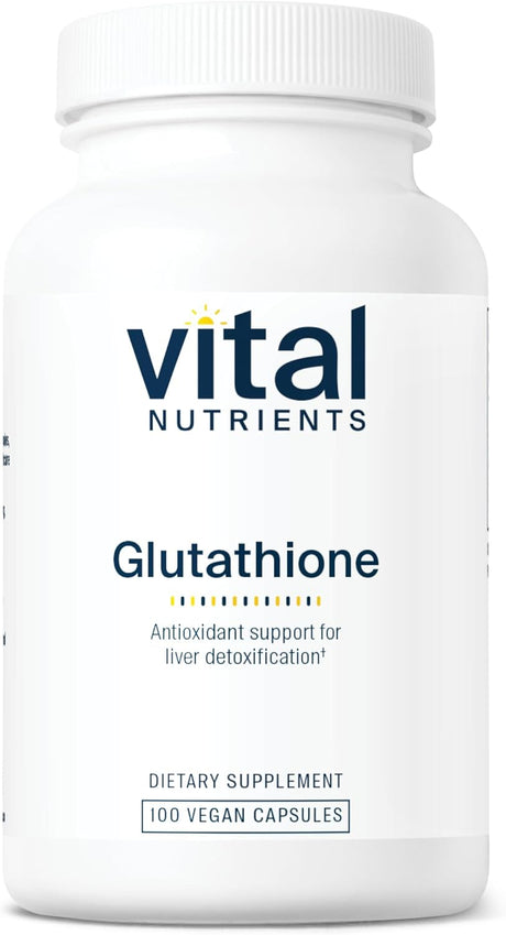Vital Nutrients Liposomal Glutathione 400Mg | Vegan Antioxidant Supplement to Promote Liver Health and Liver Detox* | Gluten, Dairy and Soy Free | 100 Capsules