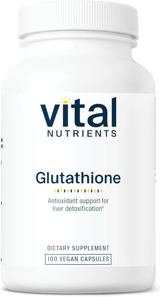 Vital Nutrients Liposomal Glutathione 400Mg | Vegan Antioxidant Supplement to Promote Liver Health and Liver Detox* | Gluten, Dairy and Soy Free | 100 Capsules