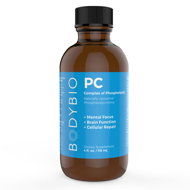 Bodybio - PC Brain Supplement 4 Fl. Oz. Phosphatidylcholine