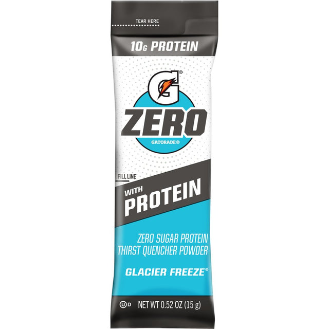 Gatorade Zero Protein Powder Glacier Freeze 0.1 Oz, 10 Count