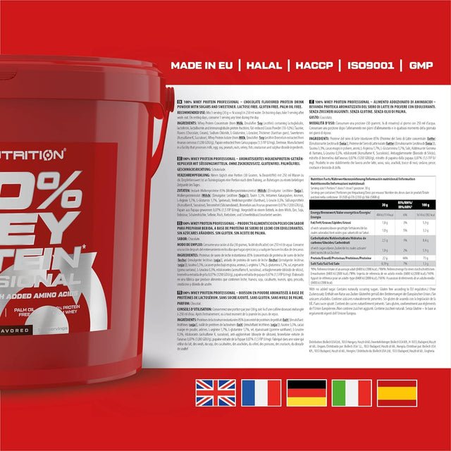 100% Whey Protein Professional - 11 Lbs - Chocolate - Coconut - Scitec Nutrition