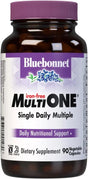 Bluebonnet Nutrition Multi One Iron Free Vegetable Capsules, Complete Full Spectrum Multiple, B Vitamins, General Health, Gluten & Milk Free, Kosher, 3 Month Supply, White, 90 Count