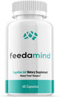 (1 Pack) Feedamind - Brain Boost Supplement - Dietary Supplement for Focus, Memory, Clarity, & Energy - Advanced Cognitive Support Formula for Maximum Strength - 60 Capsules