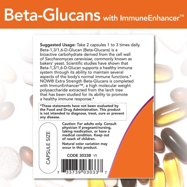 Beta-Glucans with Immunenhancerâ„¢ 60 Vegicaps (Pack of 2)