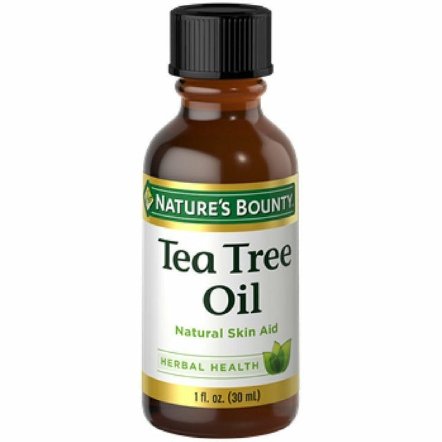 "Nature'S Bounty Tea Tree Pure Oil Natural Skin Aid Herbal Health 1Oz,4-Pack"