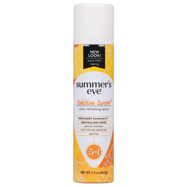 Summer'S Eve Tahitian Sunset Daily Feminine Spray, 2 Oz