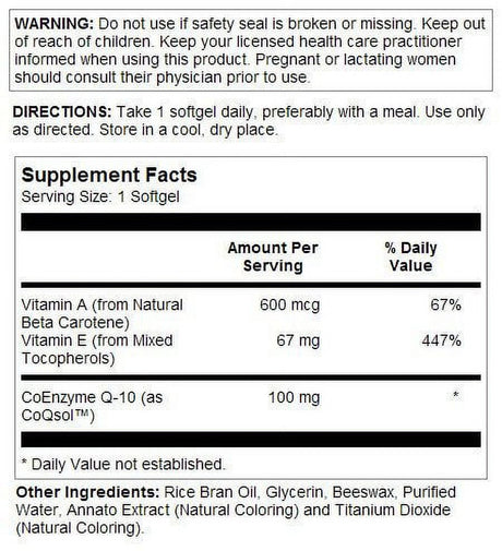 KAL Coq-10 100Mg | 30Ct