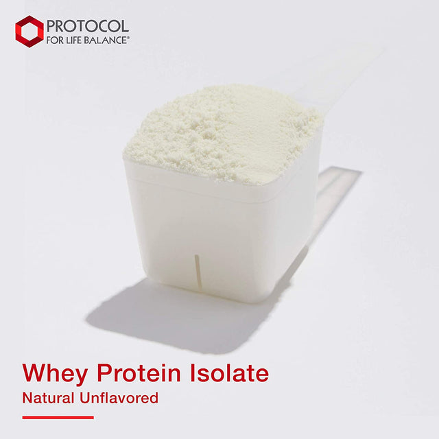 Protocol Whey Protein Isolate - Protein Powder - BCAA Amino Acids - Unflavored - 2 Lbs