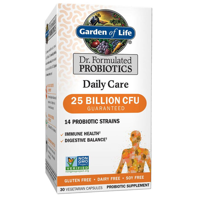 Garden of Life Dr. Formulated Men'S and Women'S Daily Care Probiotics, 25 Billion CFU, 30Ct