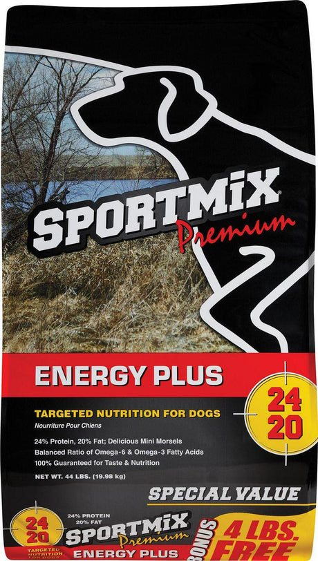 Sportmix Energy plus Adult Performance Mini Chunk Chicken Recipe Dry Dog Food, 44 Lb. Bag