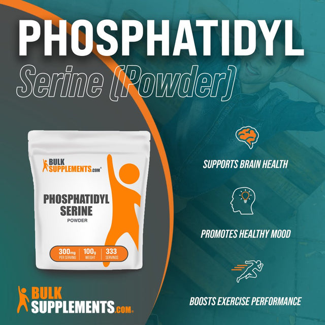 Bulksupplements.Com Phosphatidylserine Powder, 300Mg - Brain Support Supplement (100G - 333 Serv)