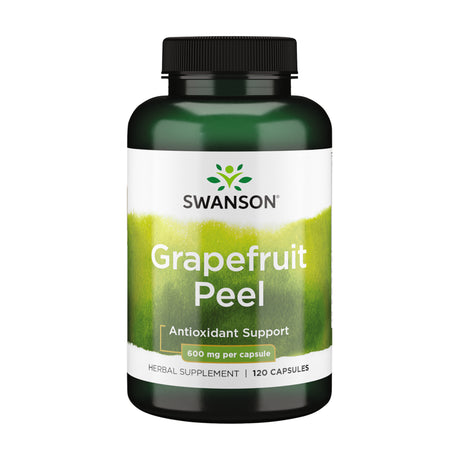 Swanson Full-Spectrum Grapefruit Peel 600 Mg 120 Capsules