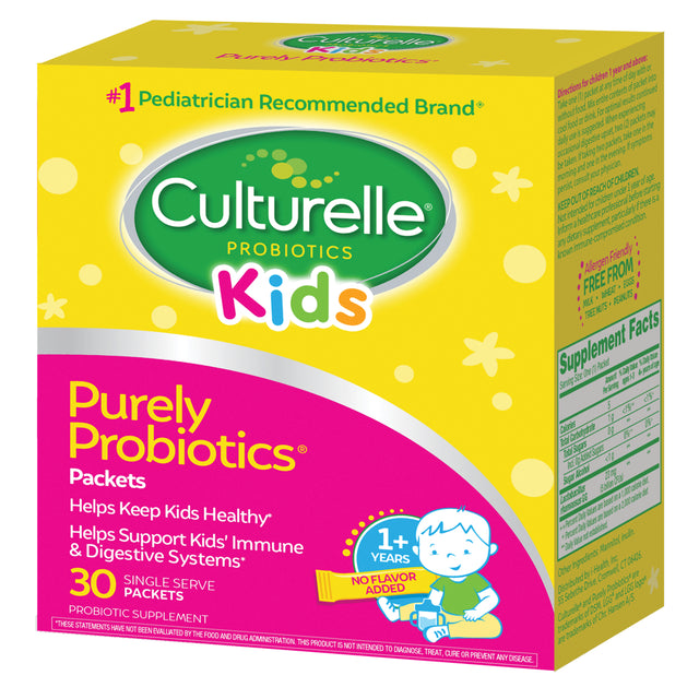 Culturelle Kids Daily Probiotic Supplement for Kids 3+, Supports a Healthy Immune & Digestive System*, 30 Single Packets