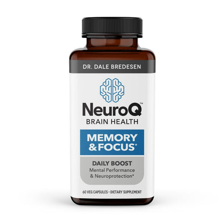 Neuroq Memory & Focus - Neuroprotective Formula by Dr. Dale Bredesen - Boost Cognitive Performance and Maintain Memory and Healthy Brain Function - 60 Capsules