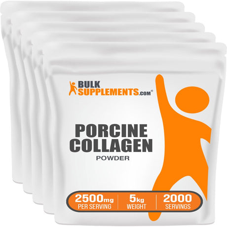 Bulksupplements.Com Hydrolyzed Collagen (Porcine) Powder (5 Kilograms)