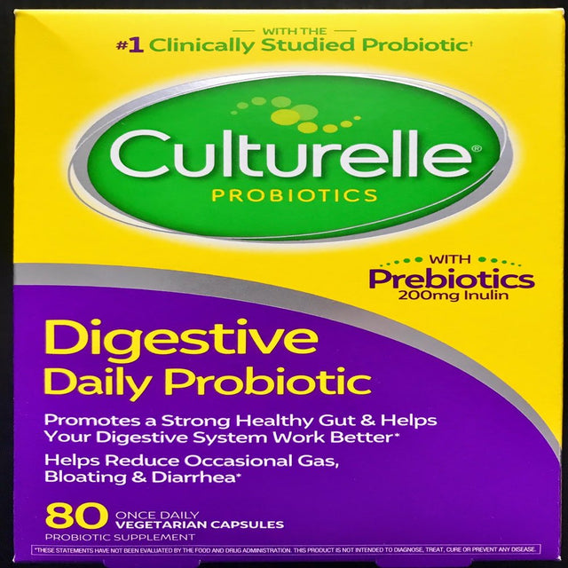 Culturelle Digestive Health Probiotic, 80 Vegetarian Capsules