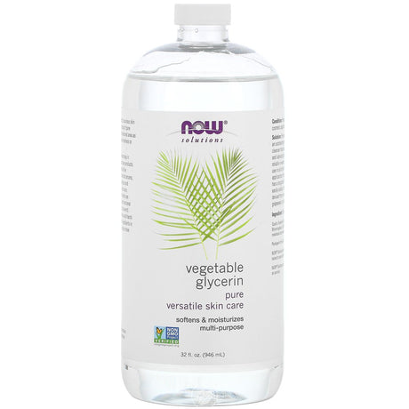 NOW GLYCERIN VEGETABLE 32 OZ, Pack of 2