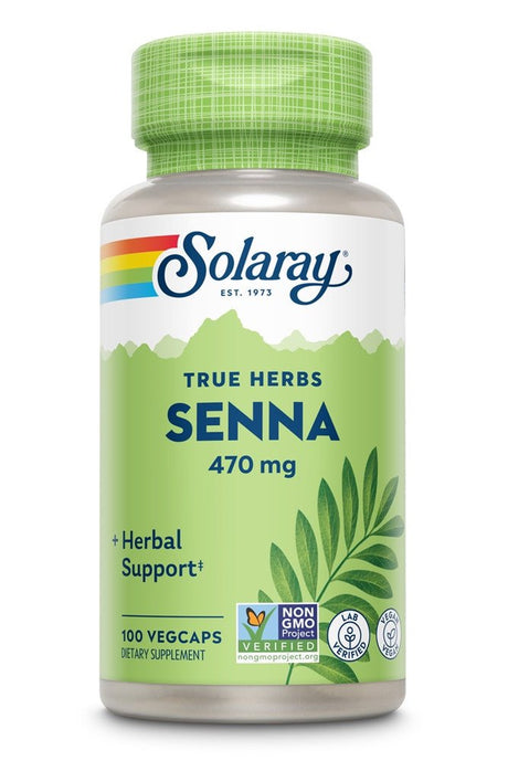 Solaray Senna -- 100 Capsules