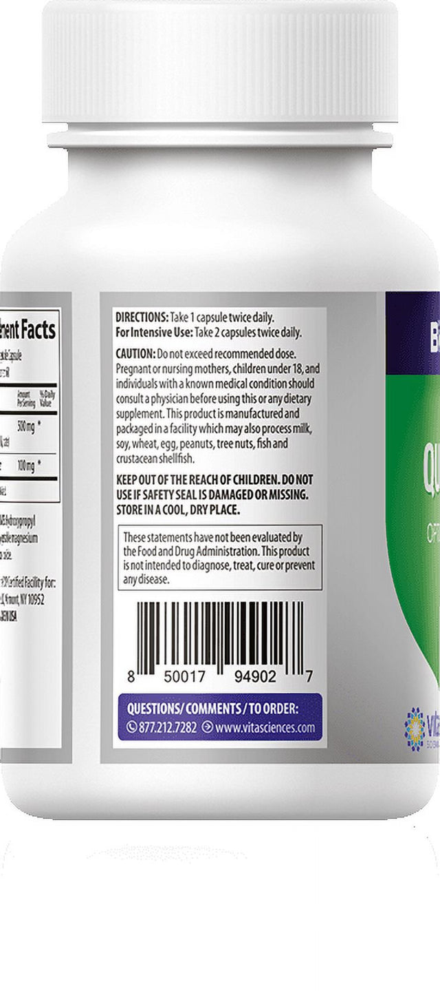 BIOMMUNE QUERCETIN + Quercetin (A Zinc Ionophore) and Bromelain Are Powerful Nutrients to Speed Defense and Recovery. Bolster Overall Immune System and Protect Upper Respiratory Health