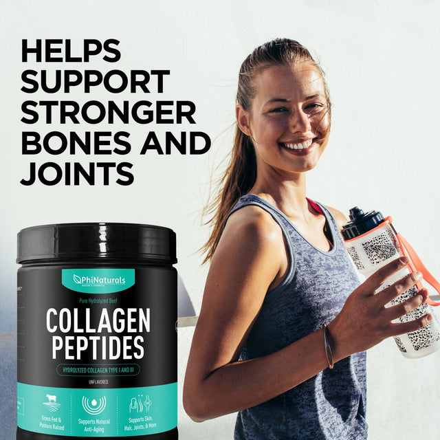 Hydrolyzed Collagen Peptides Protein Powder - Bovine Collagen Supplements - Grass-Fed Beef - Non-Gmo Keto & Paleo Friendly - Anti-Aging Proteins - Made in the USA [Unflavored]