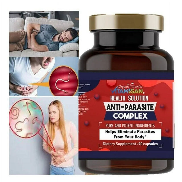 Parasite Cleanse DETOX Liver Colon Yeast Blood Support Colon Clease 90 Capsules