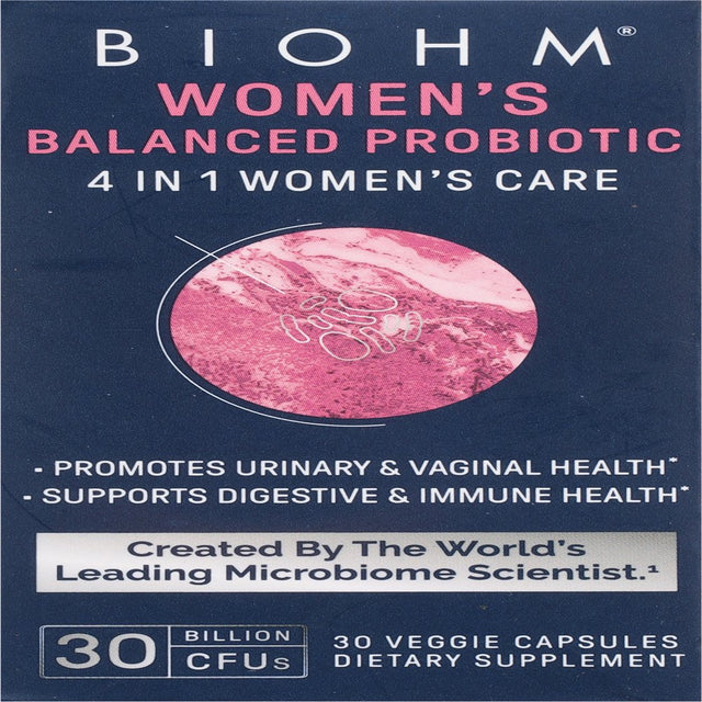 Biohm - Probiotic Womens Balanced - 1 Each 30 - Count