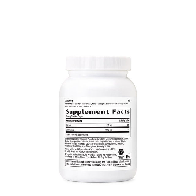 GNC L-Glutamine 1000 Mg - 100 Vegetarian Caplets