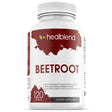 Healbend Organic Nitric Oxide Beet Root Capsules 1300Mg - Support Healthy Blood Circulation, Immune System, Nitric Oxide Booster - 120 Count