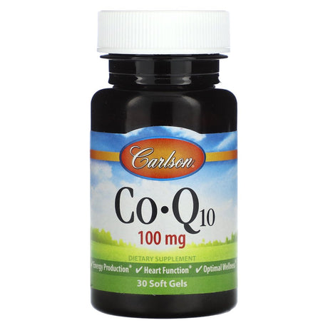 Carlson Co-Q10, 100 Mg, 30 Soft Gels