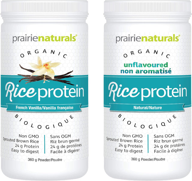 Prairie Naturals Organic Sprouted Brown Rice Protein Vanilla, 12.7 Ounce