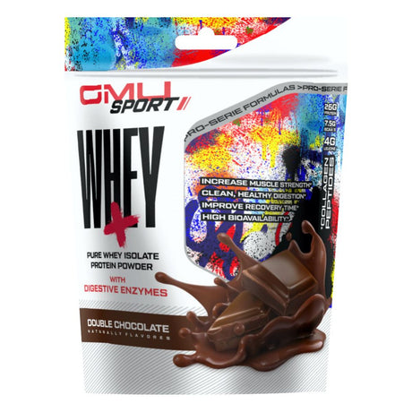 GMU Sport - Double Chocolate Whey+ Protein Powder 30 Servings (30G)