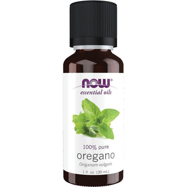 NOW Essential Oils, Oregano Oil, Comforting Aromatherapy Scent, Vegan, Child Resistant Cap, 1-Ounce