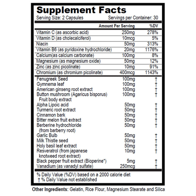 Blood Balance Max Advanced Formula 1295MG 60 Capsules