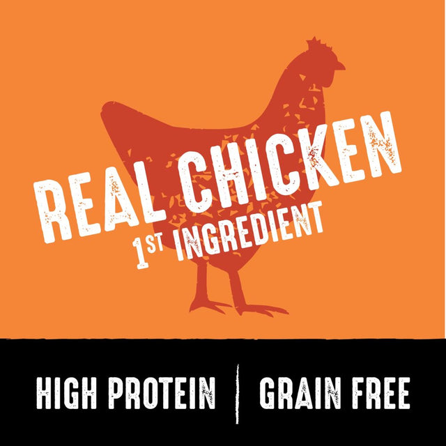 CRAVE Grain Free Adult Dry Dog Food with Protein from Chicken, 12 Lb. Bag