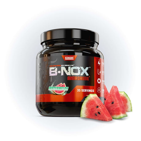 B-Nox Androrush - Watermelon, Pre-Workout & Testosterone Enhancer, Powder Supplement, Betancourt Nutrition 35 Servings