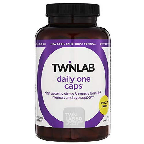 Twinlab Daily One Caps, without Iron, 180 Capsules