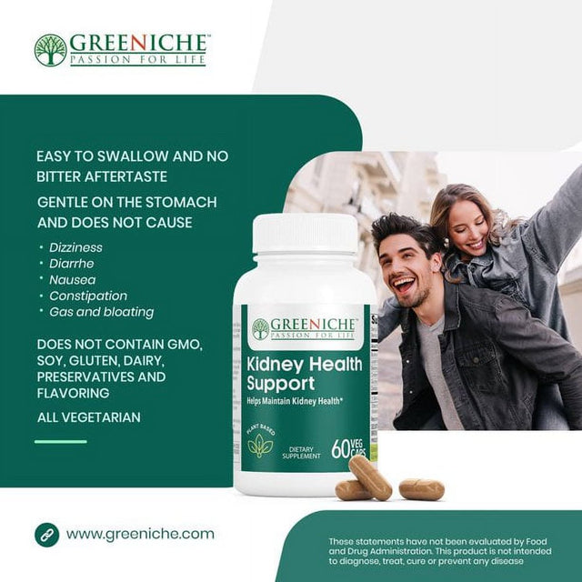 Greeniche Kidney Health Support Vegicaps, 110G