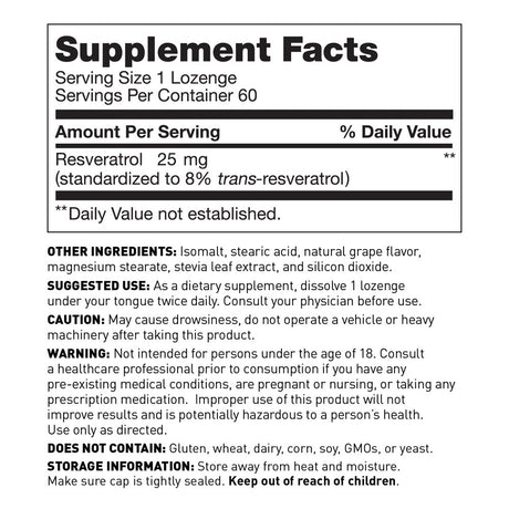 Amy Myers Resveratrol Supplement - Free Radical Scavenger to Support Immune System, Heart Health & Aging - Antioxidant Supplement to Balance Inflammatory Response & Support Blood Circulation, 60 Cap