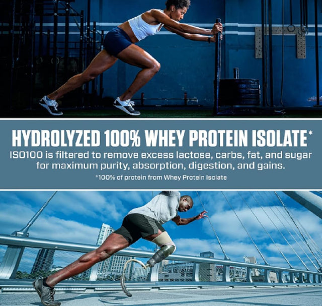 Dymatize Nutrition ISO 100, Whey Protein Powder, Gourmet Chocolate, 5 Pound