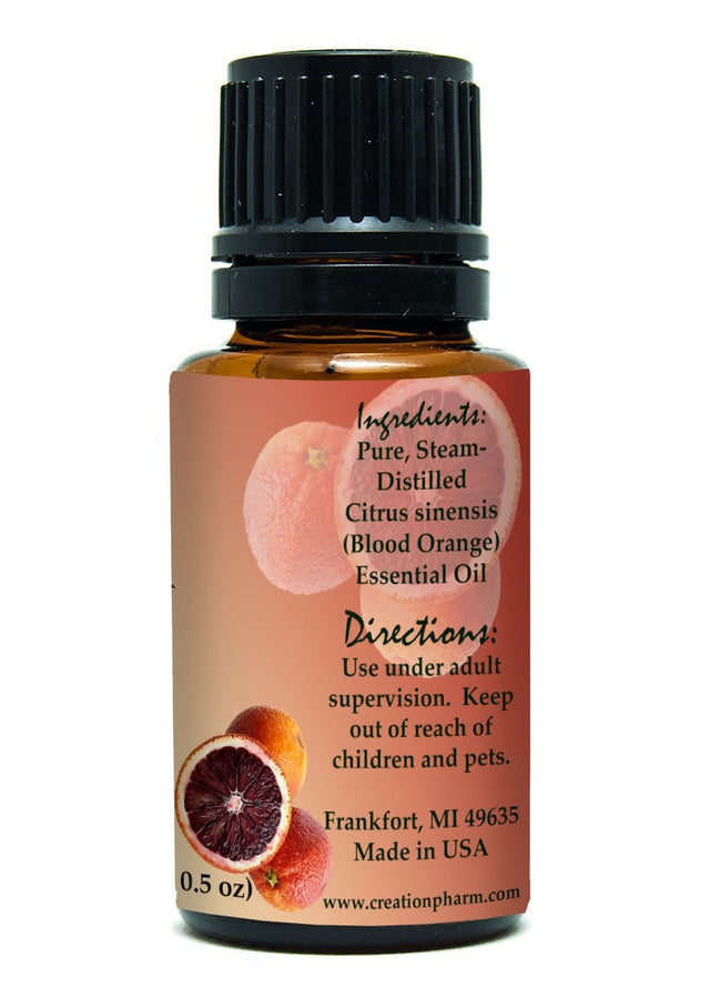 Blood Orange Essential Oil 30 Ml- Aceite Esencial De Naranja Sangre - Creation Pharm- Intense Orange Scent