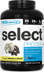 Pescience Select Low Carb Protein Powder, Cookies and Cream, 55 Serving, Keto Friendly and Gluten Free