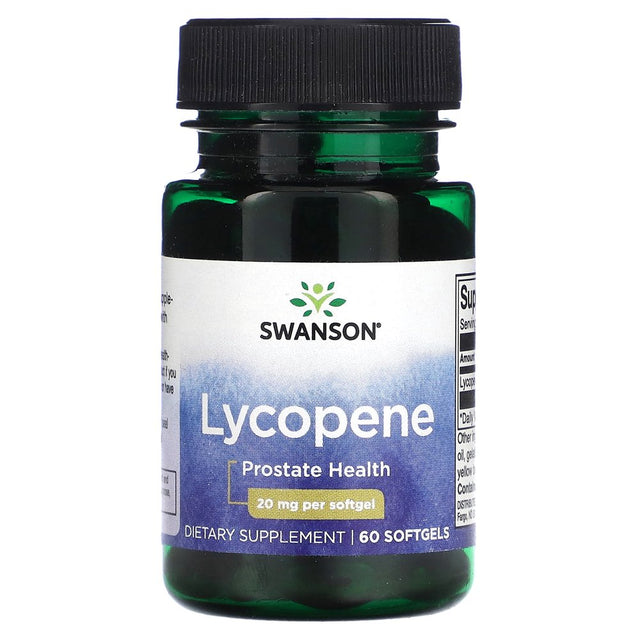 Swanson, Lycopene, 20 Mg, 60 Softgels