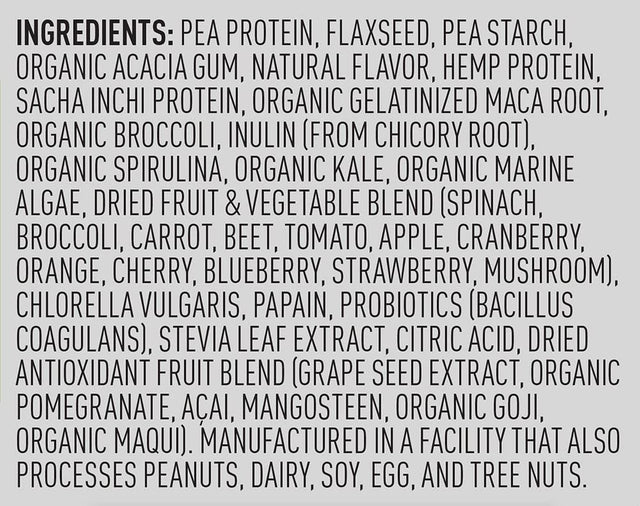 Vega One All in One Nutritional Shake French Vanilla - Plant Based Vegan Protein Powder, Non Dairy, Gluten Free, Non GMO, 29.2 Ounce (Pack of 1)