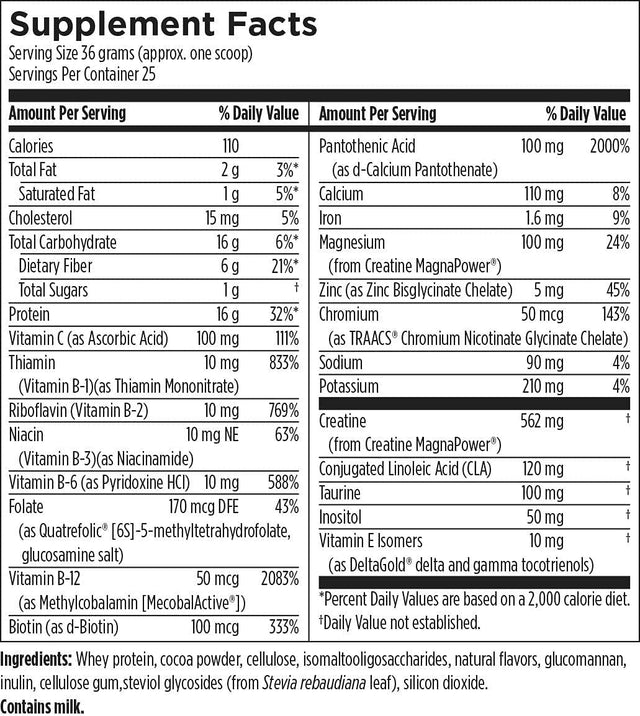 Designs for Health Wheymeal - Grass Fed Whey Meal Supplement Shake Powder with 16G Protein, Supports Immune Health + Detox - Non-Gmo + Gluten-Free, Chocolate (25 Servings / 900G)