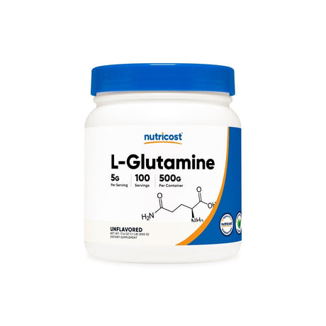 Nutricost L-Glutamine Powder Unflavored -- 5 G - 17.6 Oz